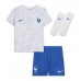 Frankrike Karim Benzema #19 kläder Barn VM 2022 Bortatröja Kortärmad (+ korta byxor)